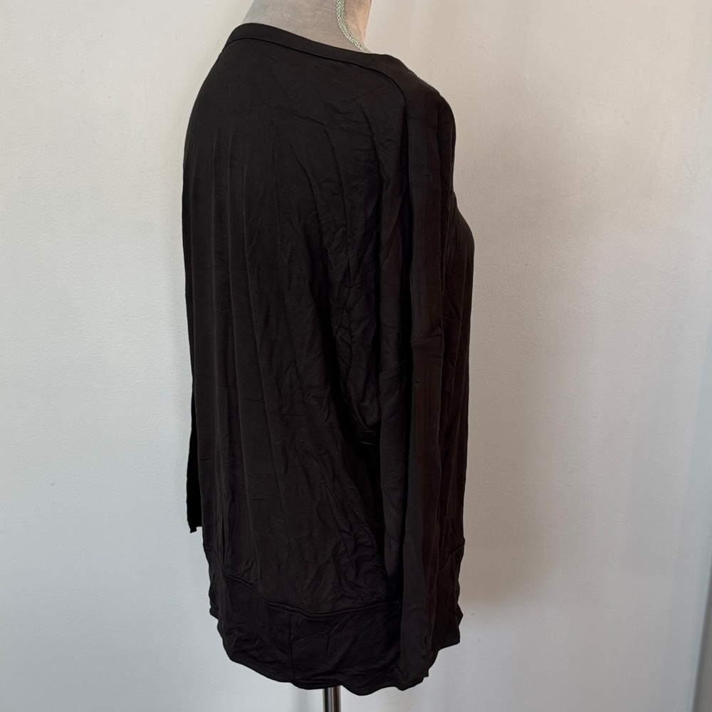 New York & Company Black tshirt soft Top NWT L - Picture 8 of 12